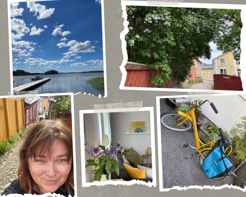 Heli Järvenpää vieraili Porvoossa Fairres residenssissä