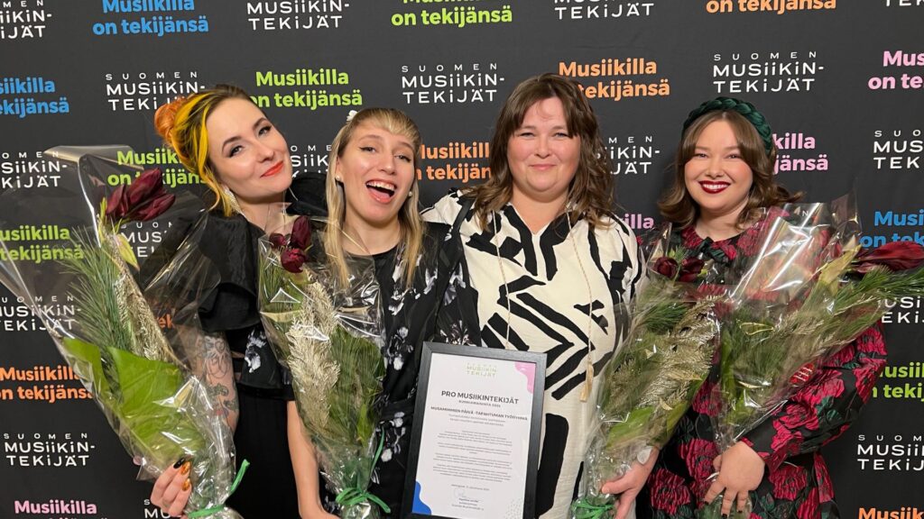 Ryhmäkuva palkituista